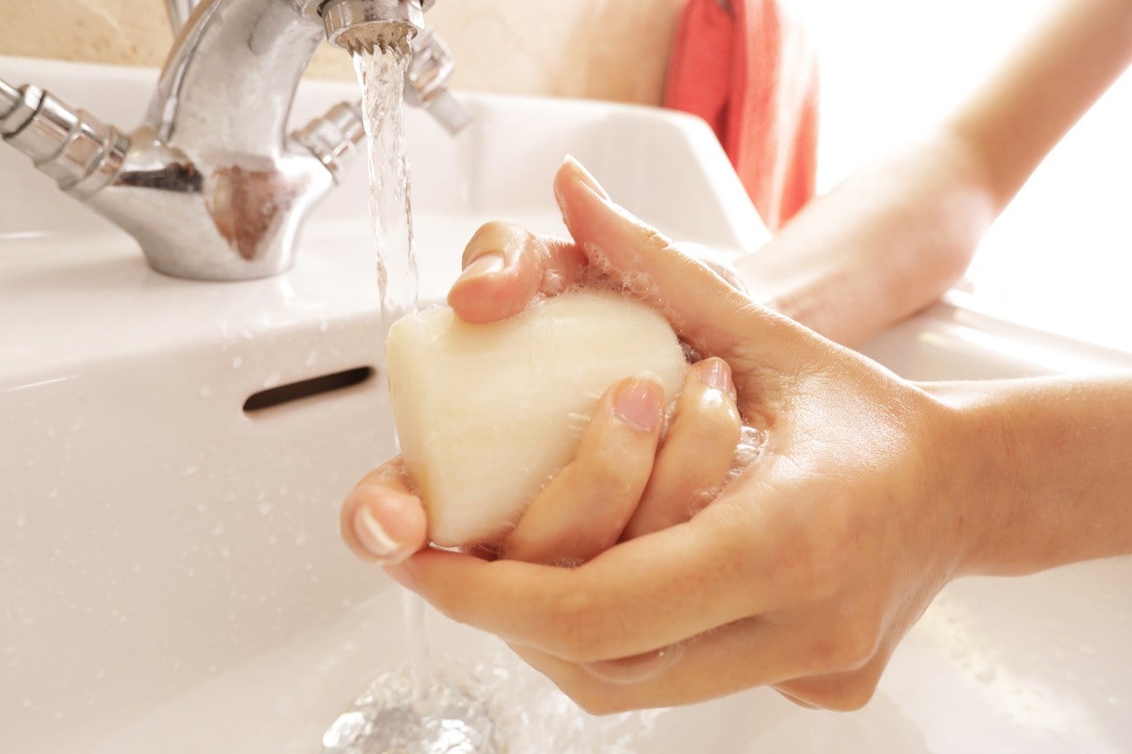 Woman Washing Hands