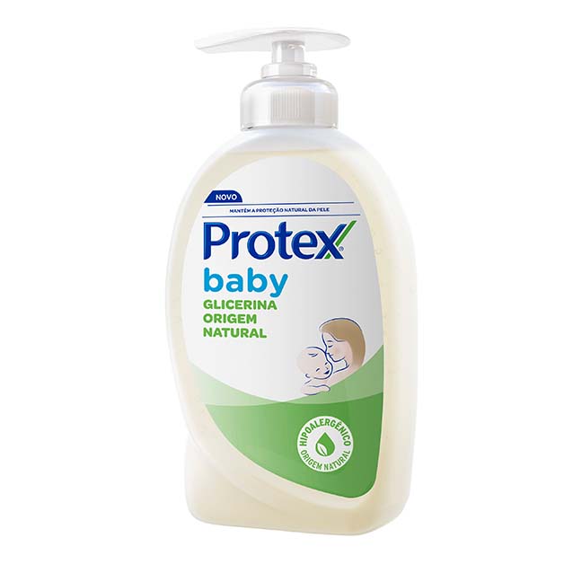 Sabonete Líquido Infantil para bebês Protex Baby 400 ml